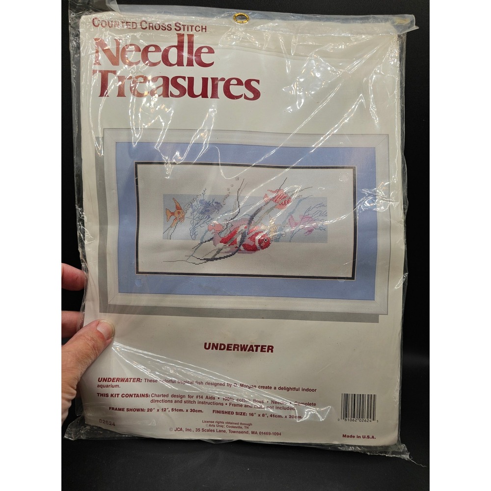 Needle Treasures Underwater Counted Cross StitchTropical Fish D Morgan 02624 10
